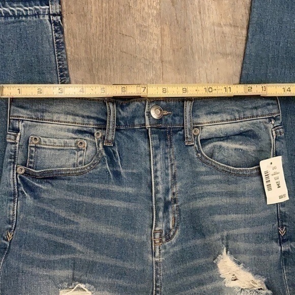 Aeropostale Aero distressed cheeky jegging skinny denim jeans size 6 - Picture 7 of 8